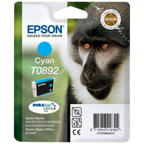 Tinta Epson C13t08924020 Cyan | Quonty.com | C13T08924020