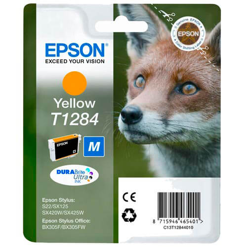 Tinta Epson C13t12844010 Amarilla S22/Sx420/425/Bx | Quonty.com | C13T12844010
