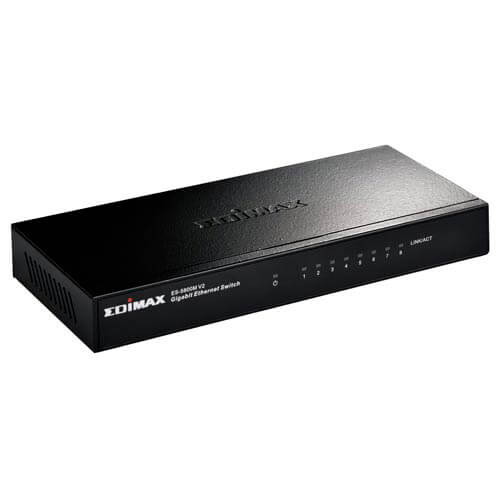 Switch Edimax 8ptos 10/100/1000 Es-5800m V2 | Quonty.com | ES-5800M V2