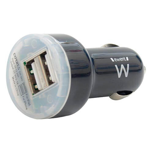 Cargador Coche Eminent 2usb 5v 2.1a | Quonty.com | EW1203