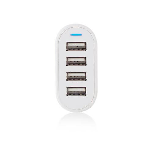 Cargador Usb Pared Ewent Ew1216 4ptos 4.5a | Quonty.com | EW1216