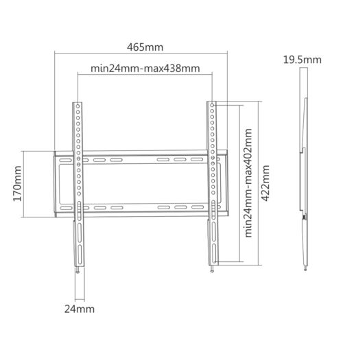 Soporte Pared Monitor/Tv Ewent Easy Fix Ew1502 32&Quot;/55&Quot; | Quonty.com | EW1502