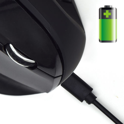 Raton Vertical Ewent Ew3158 1600dpi Inalambrico Y Ergonomico | Quonty.com | EW3158