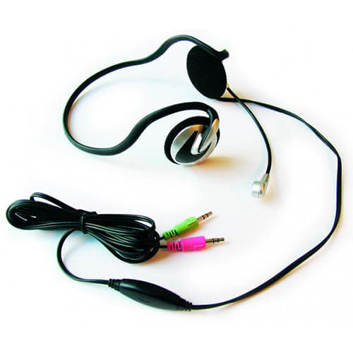 Auriculares C/Microfono Ewent Ew3566 Jack-3.5mm Plata | Quonty.com | EW3566