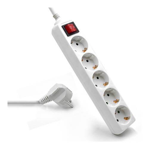 Regleta Ewent Ew3916 5 Tomas C/Interruptor | Quonty.com | EW3916