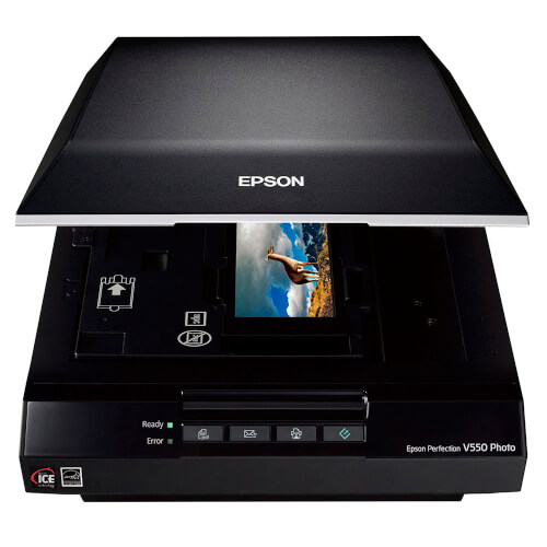 Escaner Fotografico Epson Perfection V550 Photo - 6400x9600p | Quonty.com | B11B210302