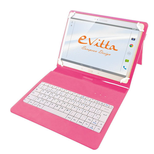 Funda Con Teclado E-Vitta Tablet De 9.7/10.1&Quot; Rosa | Quonty.com | EVUN000511