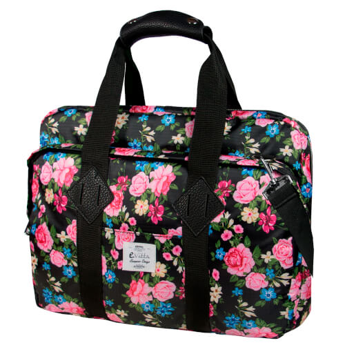 Maletin E-Vitta Messenger 16'' Roses | Quonty.com | EVLB000466