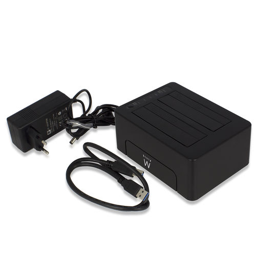 Base Conectora Duo Hdd Ewent Ew7014 Sata / Usb 3.0 | Quonty.com | EW7014