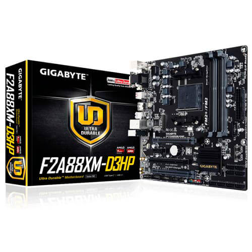 Placa Gigabyte F2a88xm-D3hp Fm2+ 4ddr3 Hdmi Matx | Quonty.com | GA-F2A88XM-D3HP