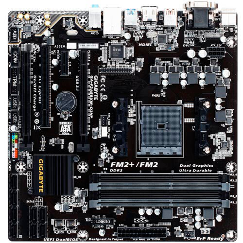Placa Gigabyte F2a88xm-D3hp Fm2+ 4ddr3 Hdmi Matx | Quonty.com | GA-F2A88XM-D3HP