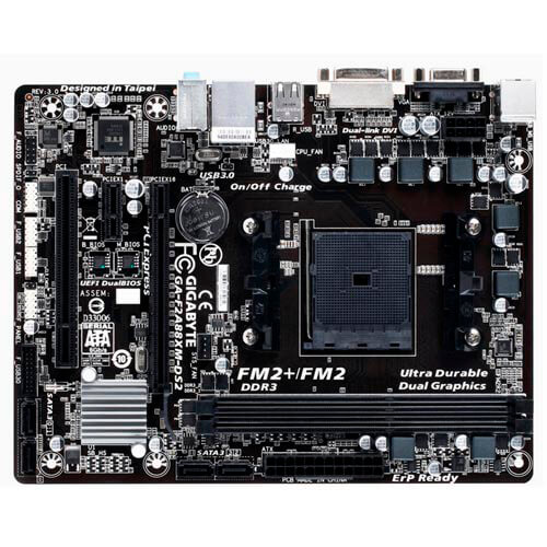 Placa Gigabyte F2a88xm-Ds2 Amd Fm2+ 2ddr3 Vga Atx | Quonty.com | GA-F2A88XM-DS2