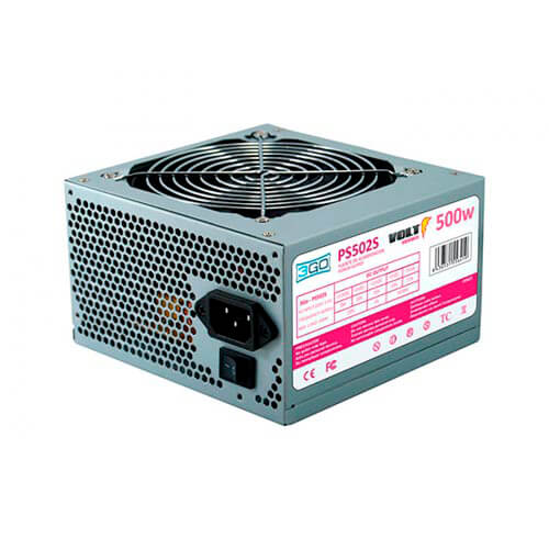Fuente Alimentacion 500w 3go 2sata 12cm Atx | Quonty.com | PS502S