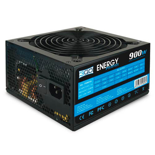 Fuente 3go 900w Pfc-Pasivo Pci-E 12cm Atx | Quonty.com | PS901-SX
