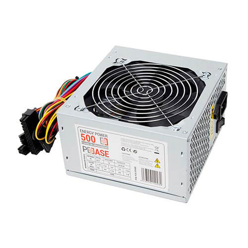 Fuente Coolbox 500w 2sata 12cm Atx | Quonty.com | PCA-EP500