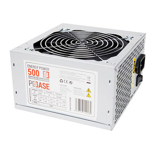 Fuente Coolbox 500w 2sata 12cm Atx | Quonty.com | PCA-EP500