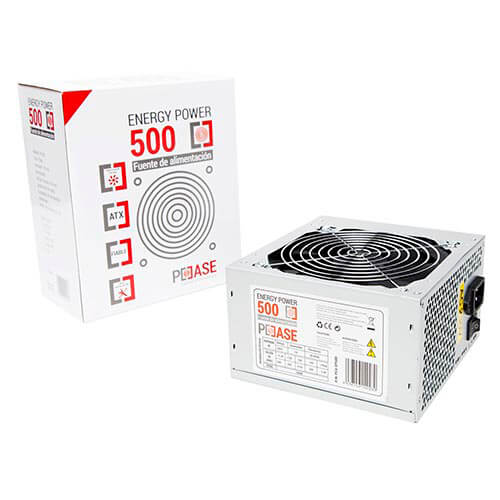 Fuente Coolbox 500w 2sata 12cm Atx | Quonty.com | PCA-EP500
