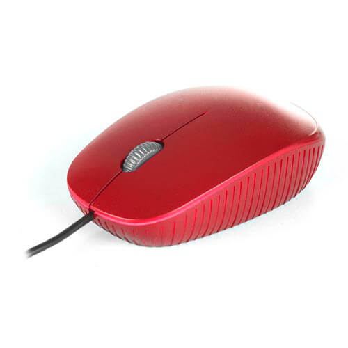 Raton Ngs Flame Red Optico 1000dpi Usb Red | Quonty.com | FLAMERED