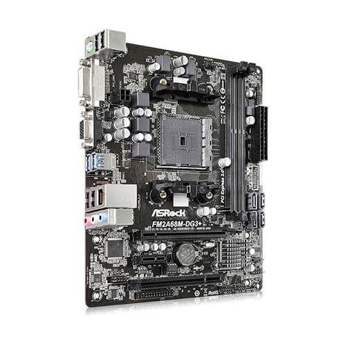 Placa Asrock Fm2a68m-Dg3+ Fm2+ 2ddr3 Vga Matx | Quonty.com | 90-MXGWQ0-A0UAYZ
