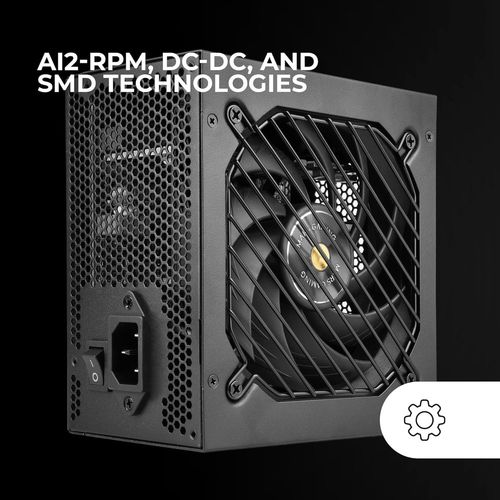 Fuente Alimentacion 550w Mars Gaming Pfc-Activo 80+Bronze 12cm Atx | Quonty.com | MPB550SI