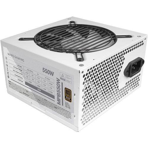 Fuente Alimentacion 550w Mars Gaming Pfc-Activo 80+Bronze 12cm Atx | Quonty.com | MPB550W