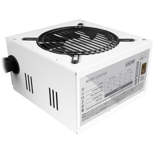 Fuente Alimentacion 550w Mars Gaming Pfc-Activo 80+Bronze 12cm Atx | Quonty.com | MPB550W