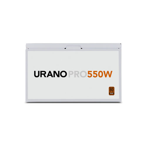 Fuente Alimentacion 550w Nox Urano Pro Pfc-Activo 80+Bronze 12cm Atx Blanca | Quonty.com | NXURPRO550BZWH
