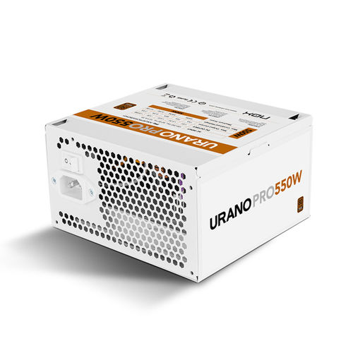 Fuente Alimentacion 550w Nox Urano Pro Pfc-Activo 80+Bronze 12cm Atx Blanca | Quonty.com | NXURPRO550BZWH