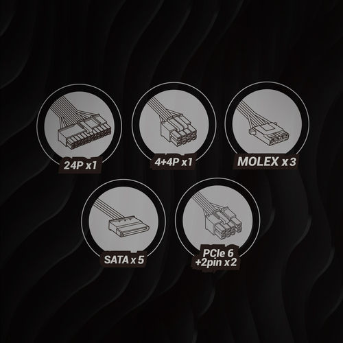 Fuente Alimentacion 650w Mars Gaming Pfc-Activo 80+Bronze 12cm Atx Blanca | Quonty.com | MPB650SIW