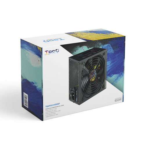 Fuente Alimentacion 650w Tooq Pfc Activo 5sata 14cm Atx | Quonty.com | TQAPOLO-650SP