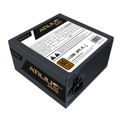 Fuente Alimentacion 650w Unyka Atilus 2.0 80+ Bronce 12cm Atx | Quonty.com | UK212601