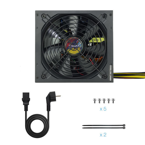 Fuente Alimentacion 700w Tooq Pfc-Activo 5sata 14cm Atx | Quonty.com | TQAPOLO-700SP