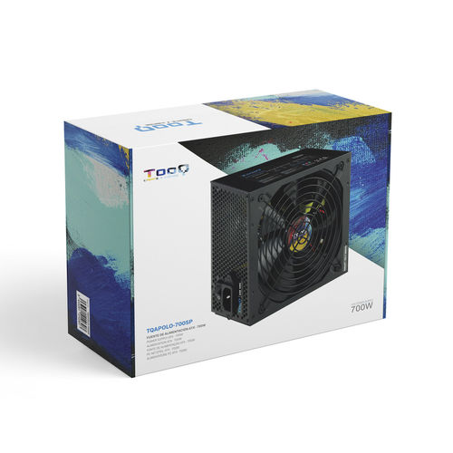 Fuente Alimentacion 700w Tooq Pfc-Activo 5sata 14cm Atx | Quonty.com | TQAPOLO-700SP