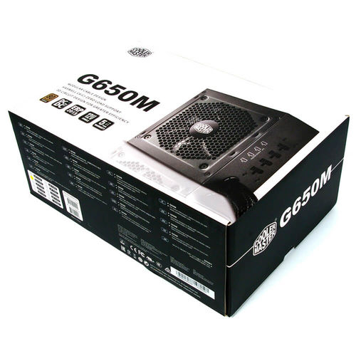 Fuente 650w Cooler Master G650m Semimodular 80+Bronze | Quonty.com | RS650-AMAAB1-EU