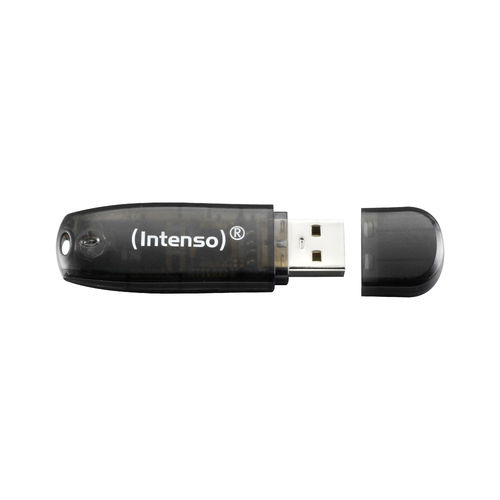 Pendrive 16gb Usb2.0 Intenso Rainbow Line Negro | Quonty.com | 3502470