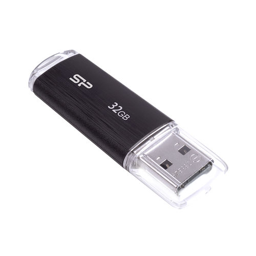 Pendrive U02 Lápiz Usb 2.0 Sp 32gb Negro | Quonty.com | SP032GBUF2U02V1K