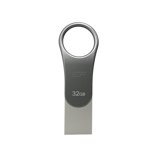 Silicon Power C80 Pendrive Usb 3.1 32gb Type-C Otg Metálico | Quonty.com | SP032GBUC3C80V1S