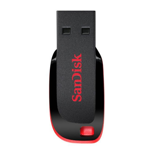 Pendrive 128gb Usb2.0 Sandisk C.Blade Negro, Rojo | Quonty.com | SDCZ50-128G-B35