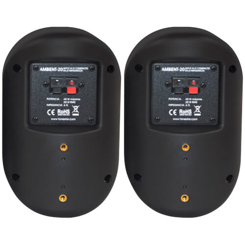 Altavoces Fonestar Ambient-20 2.0 40w Negro | Quonty.com | AMBIENT-20