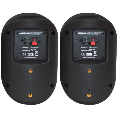 Altavoces Fonestar Ambient 2.0 40w Negro | Quonty.com | AMBIENT-20A