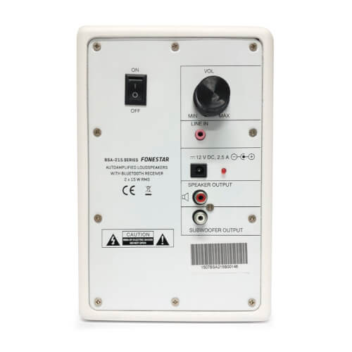 Altavoz Bluetooth Fonestar Bsa-215b Bt V3.0 Blanco | Quonty.com | BSA-215B