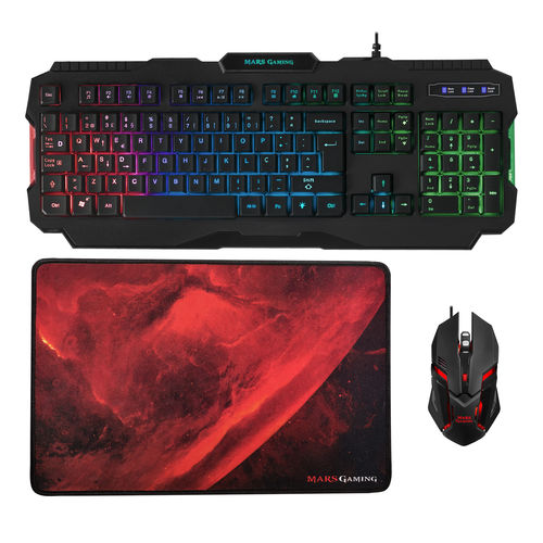 Mars Gaming Mcp118 3x1 Tecl+Rat+Alf Layout Pt | Quonty.com | MCP118PORTU