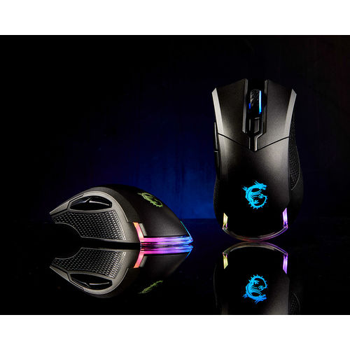 Raton Msi Gaming Clutch Gm50 Optico 7200dpi Usb Led-Rgb | Quonty.com | S12-0400C60-PA3