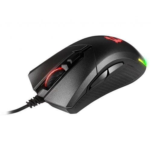 Raton Msi Gaming Clutch Gm50 Optico 7200dpi Usb Led-Rgb | Quonty.com | S12-0400C60-PA3