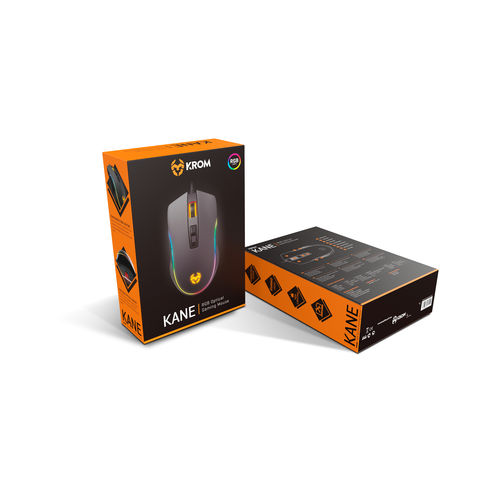 Raton Krom Kane Gaming Usb Optico Dpi Ambidextro | Quonty.com | NXKROMKANE