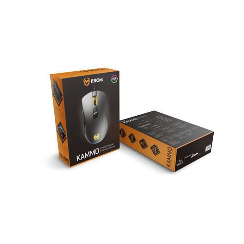 Raton Krom Kammo Usb Optico 4000dpi Mano Derecha | Quonty.com | NXKROMKMMO