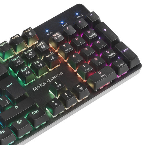 Teclado Mars Gaming Mk5 Qwerty Usb Led Rgb | Quonty.com | MK5BES