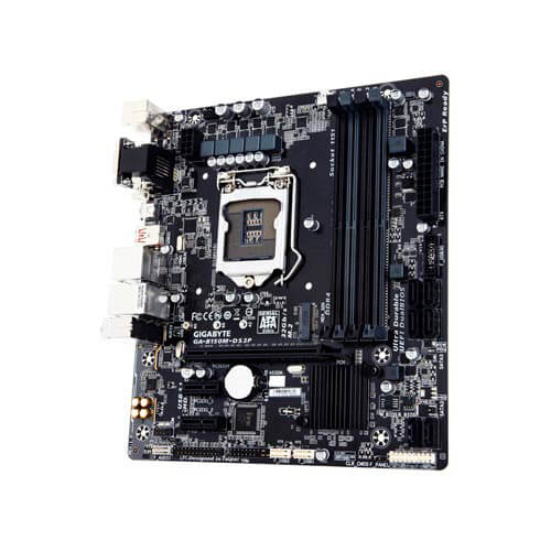 Placa Gigabyte B150m-Ds3p Intel1151 4ddr4 Hdmi Pcie3.0 Sata3 | Quonty.com | GA-B150M-DS3P