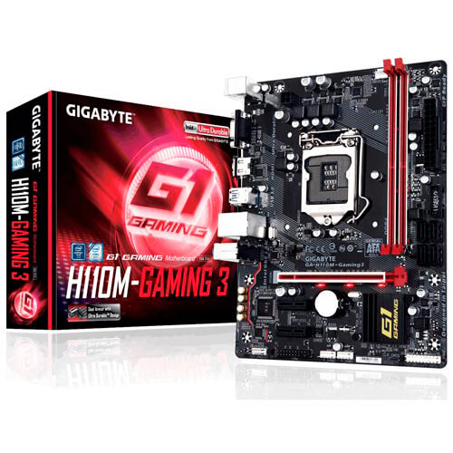 Placa Gigabyte H110m Gaming 3 Intel1151 2ddr4 Hdmi Pcie3.0 | Quonty.com | GA-H110M-GAMING3
