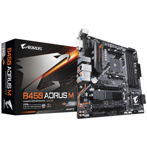 Placa Gigabyte B450m Aorus Amd Am4 Atx | Quonty.com | GA-B450 AORUS M